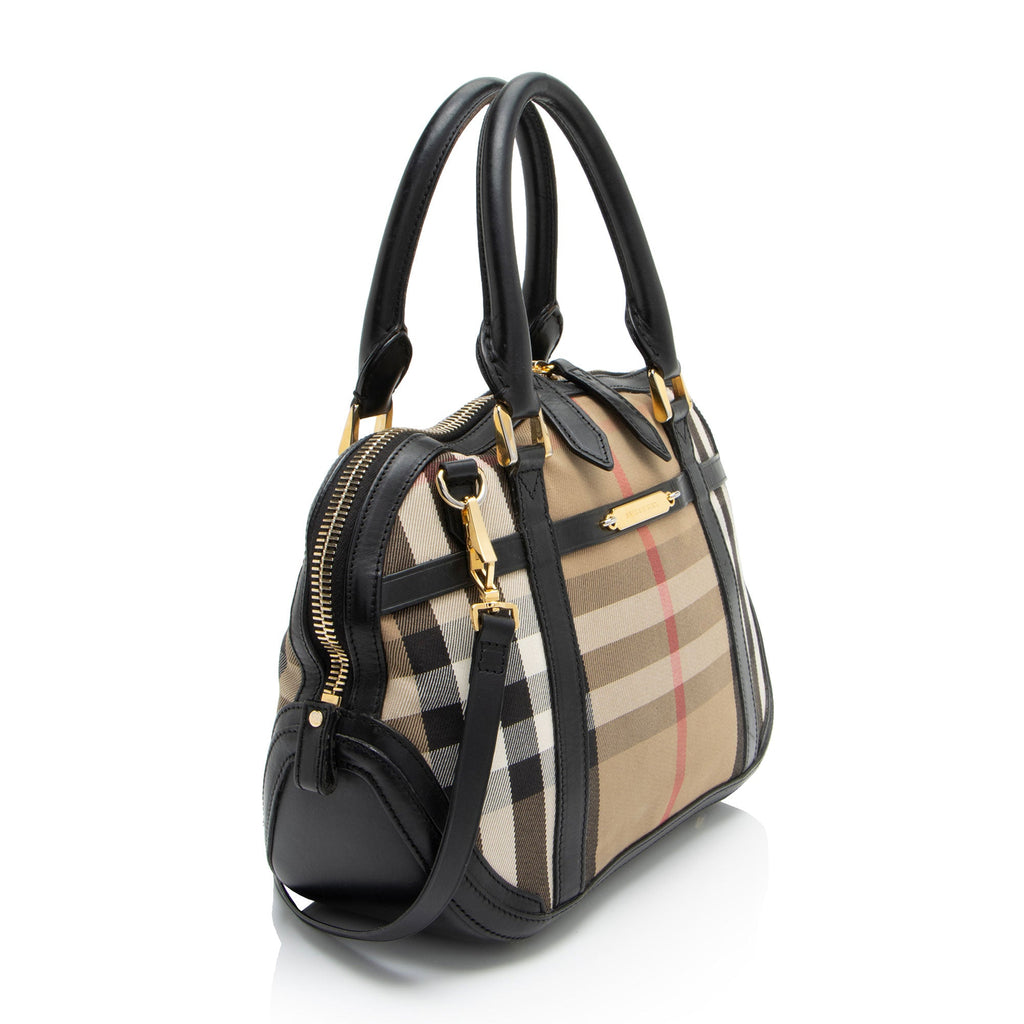Burberry House Check Orchard Small Satchel