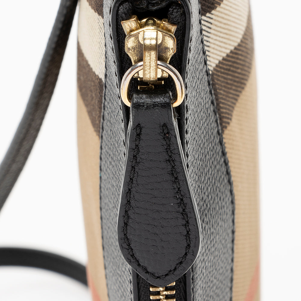 Burberry House Check Peyton Clutch (SHF-21676)