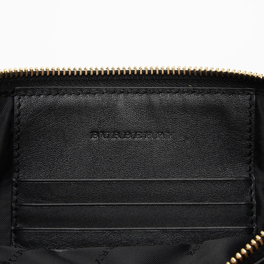 Burberry House Check Peyton Clutch (SHF-SzMvgy)