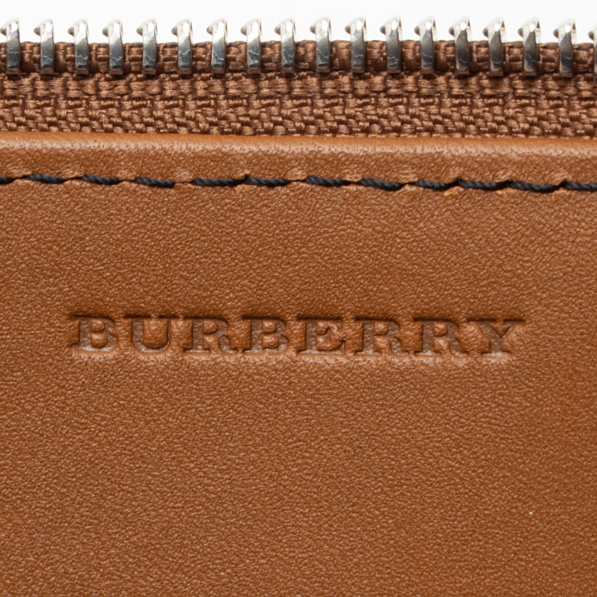 Burberry House Check Peyton Clutch