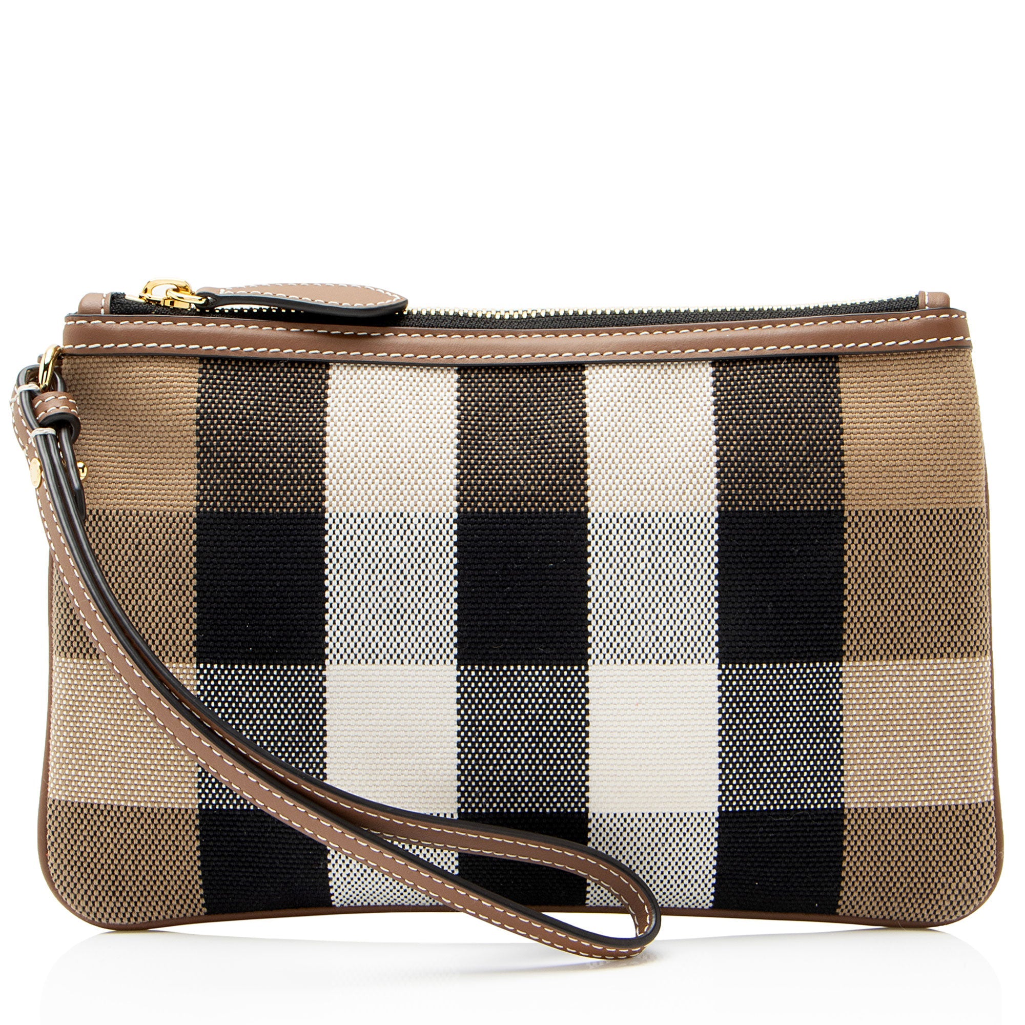 Burberry House Check Peyton Wristlet