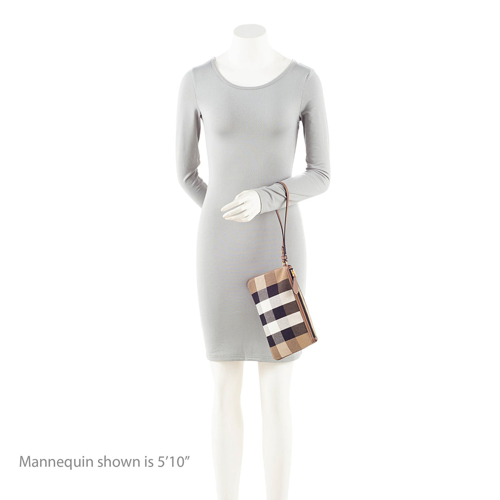 Burberry House Check Peyton Wristlet