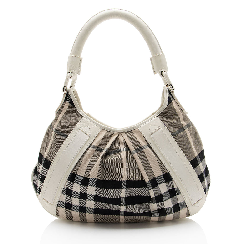 Burberry House Check Phoebe Hobo