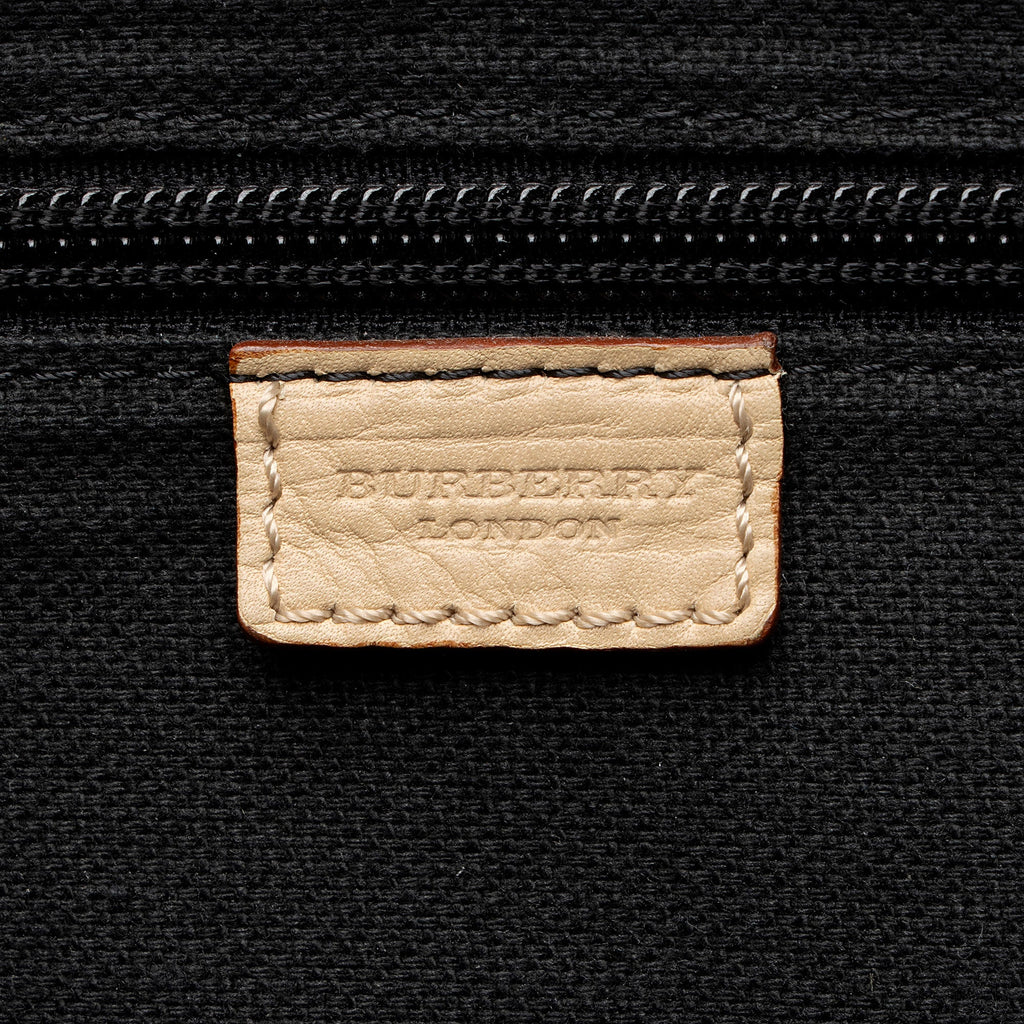 Burberry Horseferry Check Small Tote (SHF-yKj6B6)