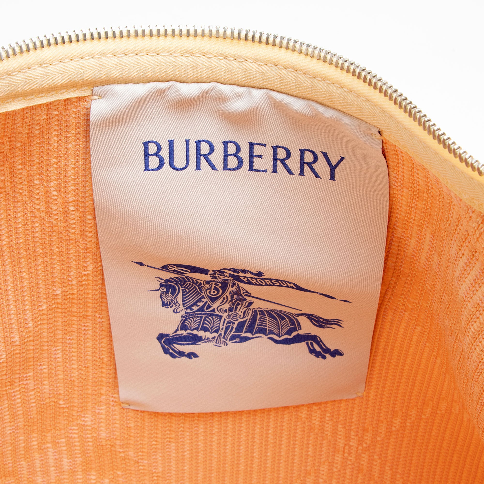 Burberry Knit Check Peg Medium Duffle