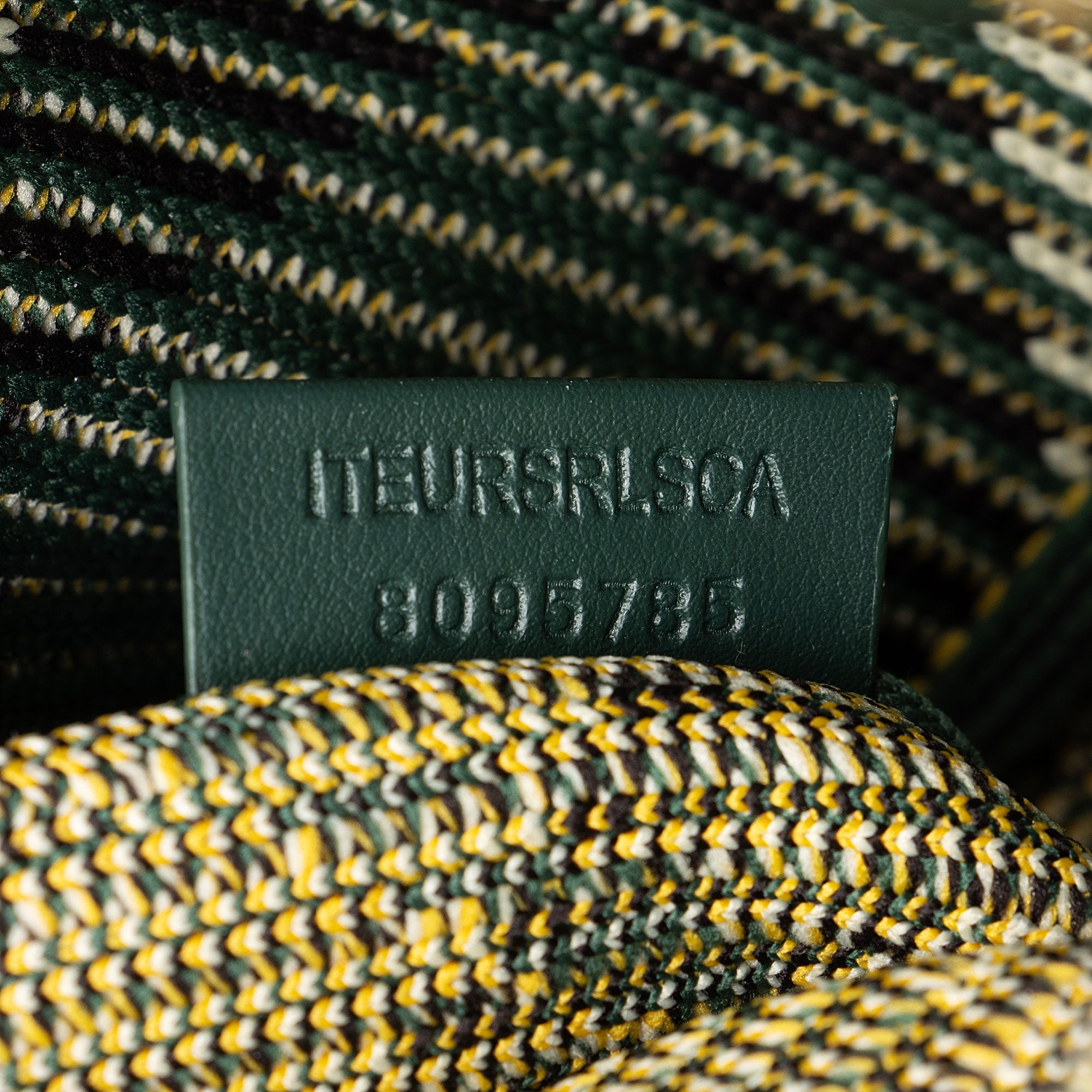 Burberry Knit Check Scarlet Mini Tote