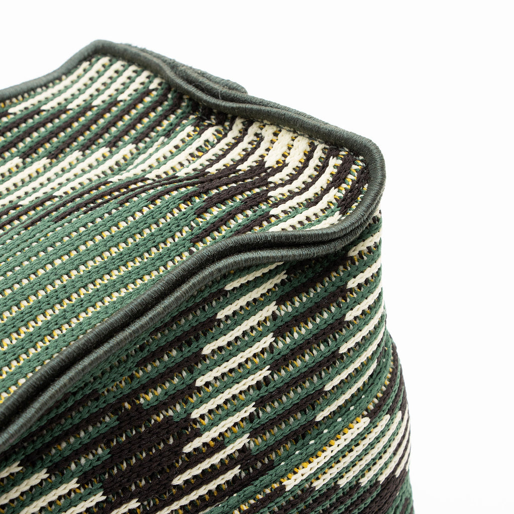Burberry Knit Check Scarlet Mini Tote