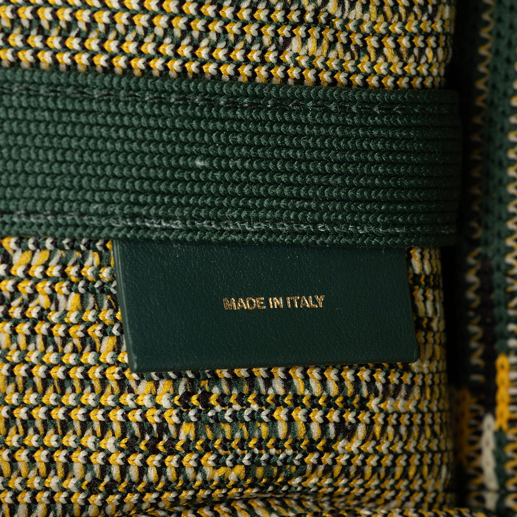 Burberry Knit Check Scarlet Mini Tote