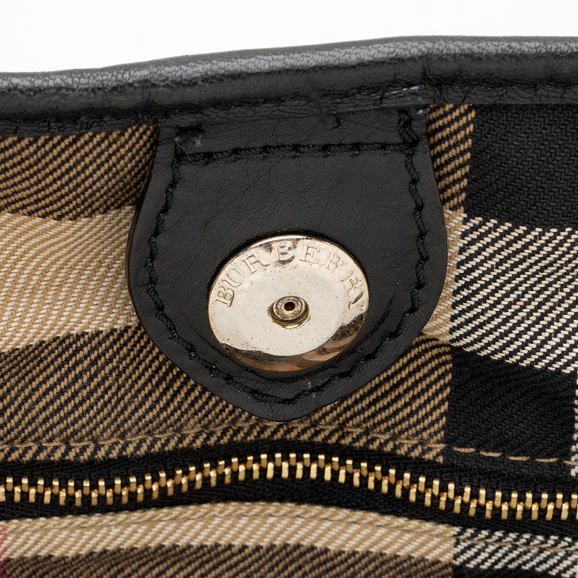 Burberry Lambskin Salisbury Bridle Medium Tote
