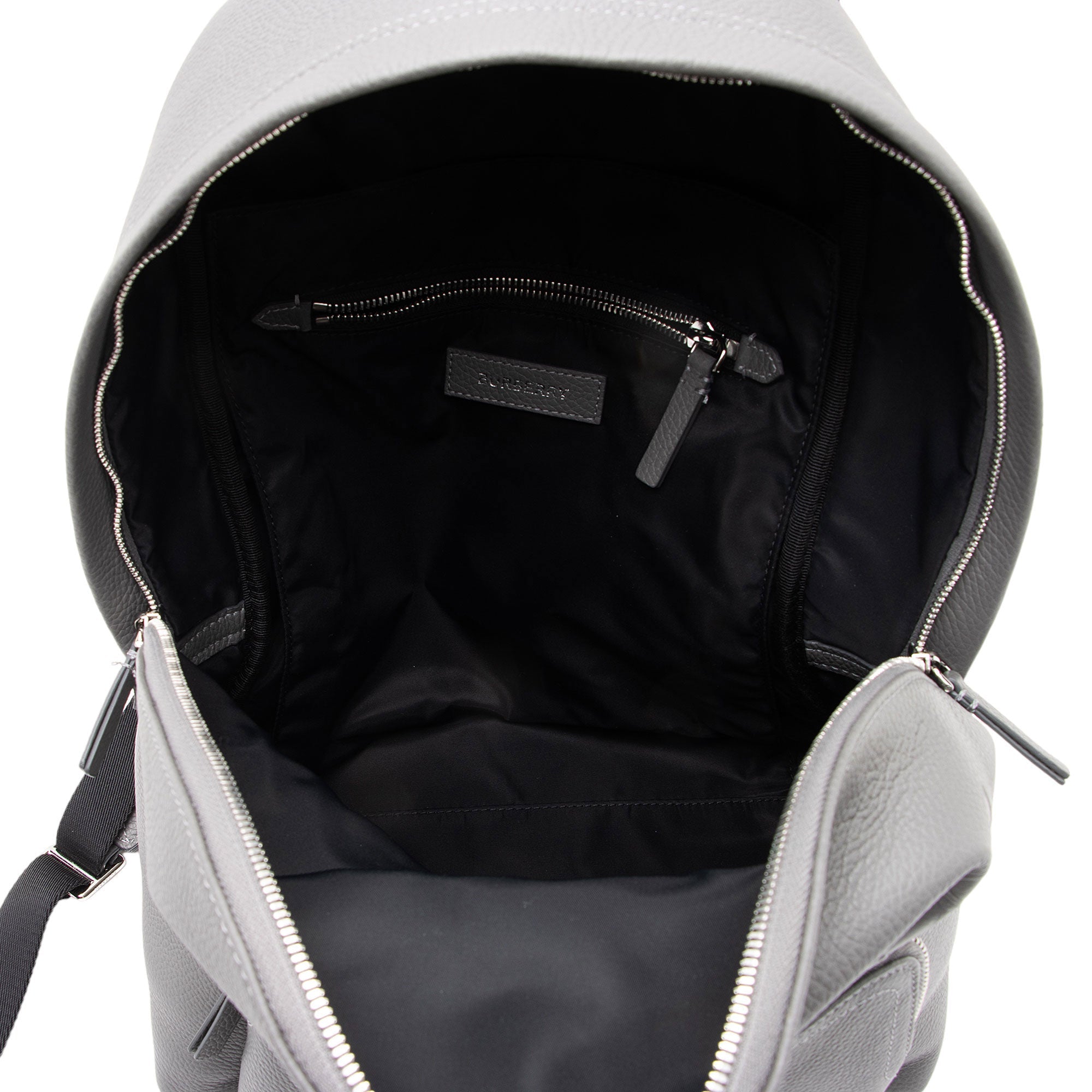 Burberry Leather Abbeydale Backpack (SHF-JwTdXf)