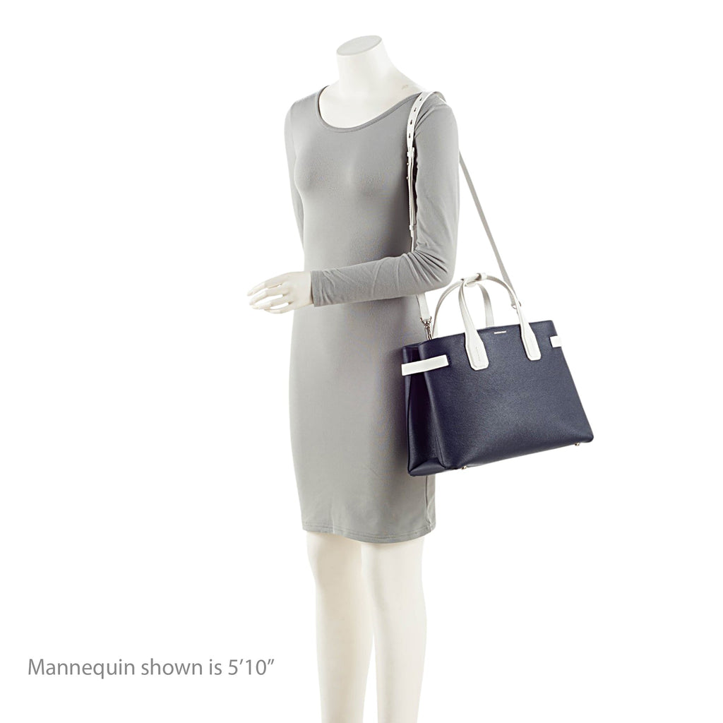 Burberry Leather Banner Medium Tote