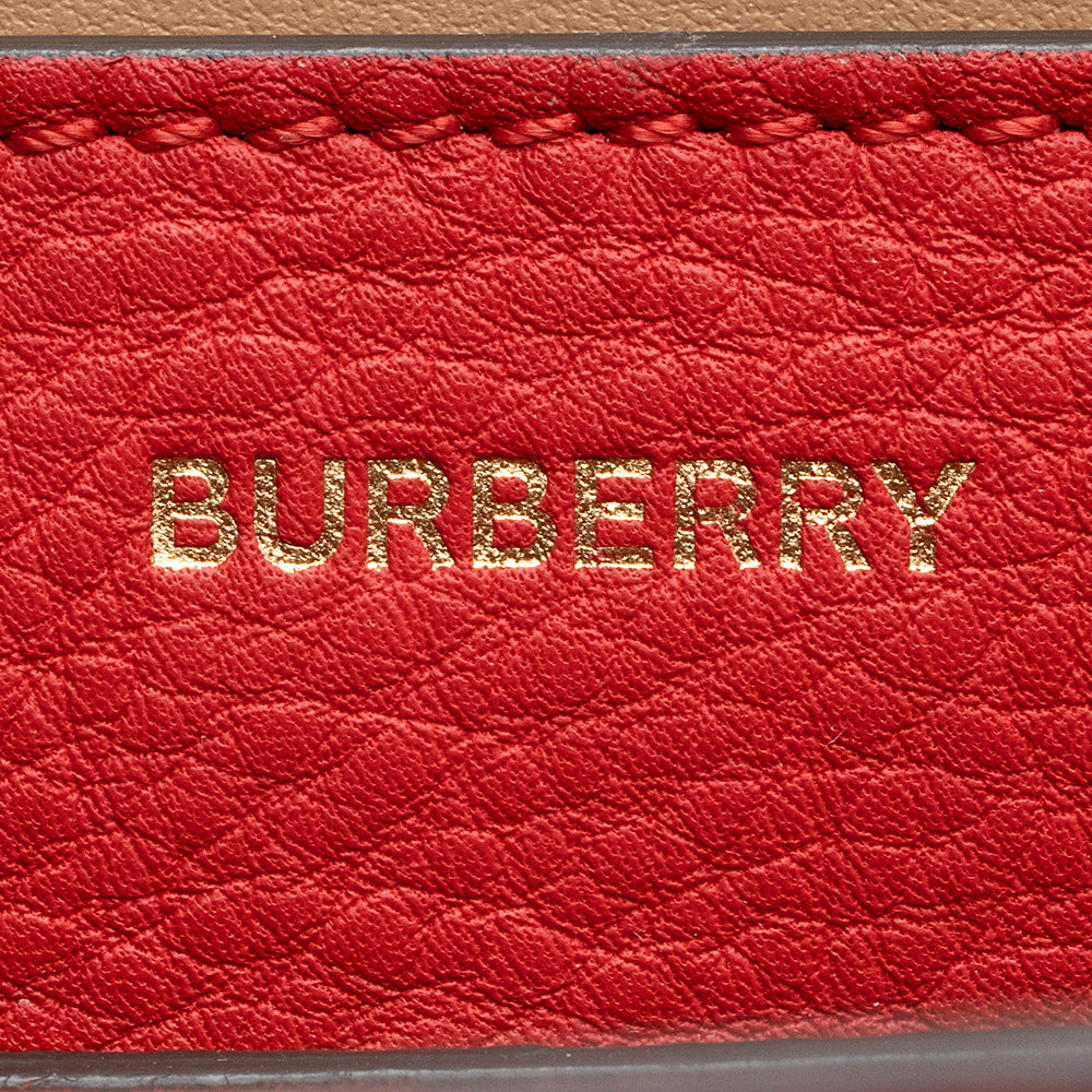 Burberry Leather Marais Belted Small Tote