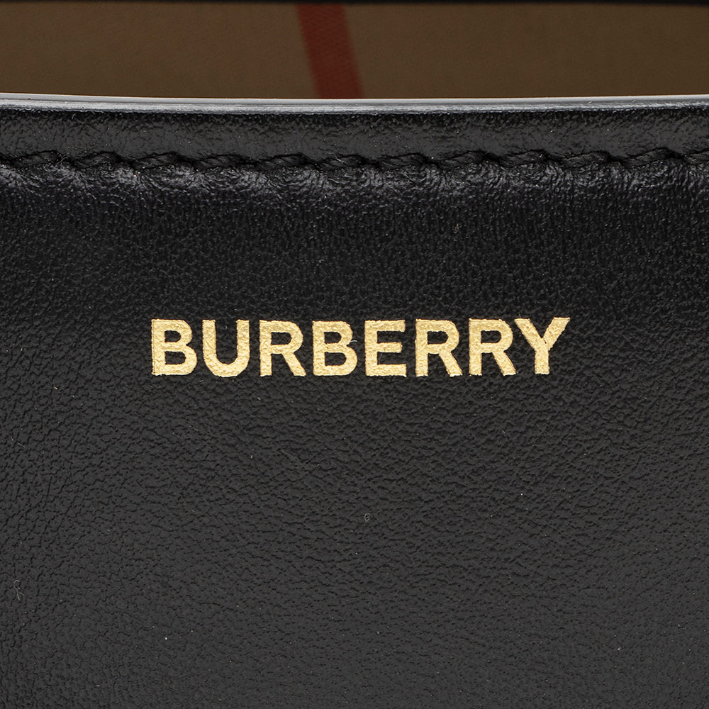 Burberry Leather Belted Marais Small Tote (SHF-22102)