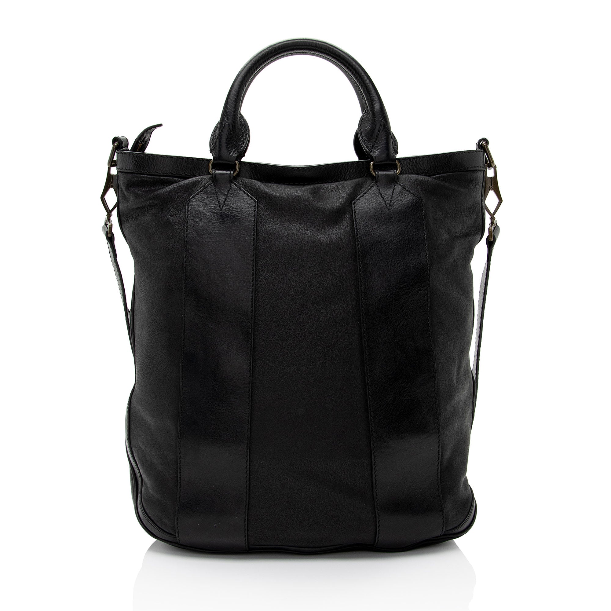 Burberry Leather Bonington Tote (SHF-07pRvX)