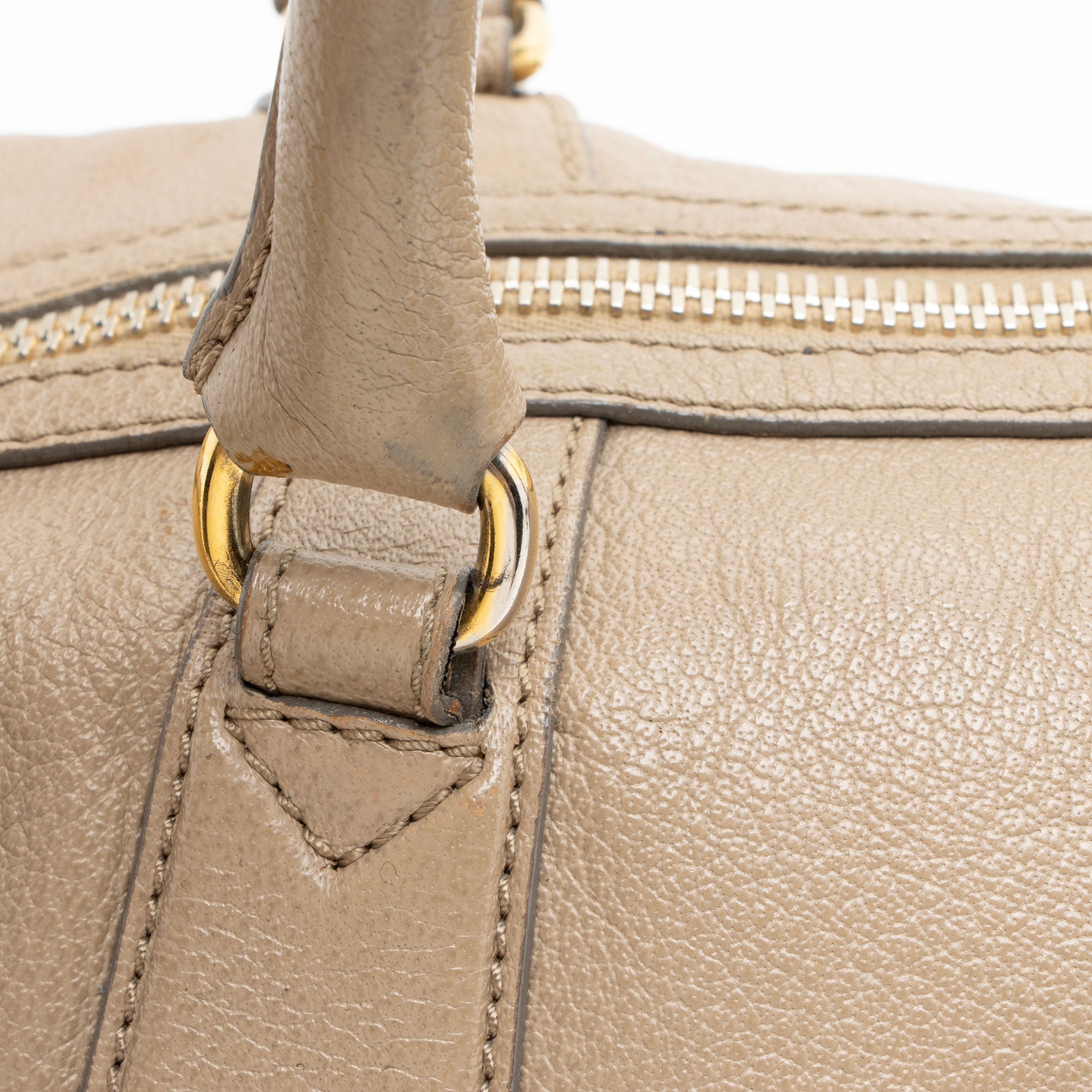 Burberry Leather Kirley Satchel