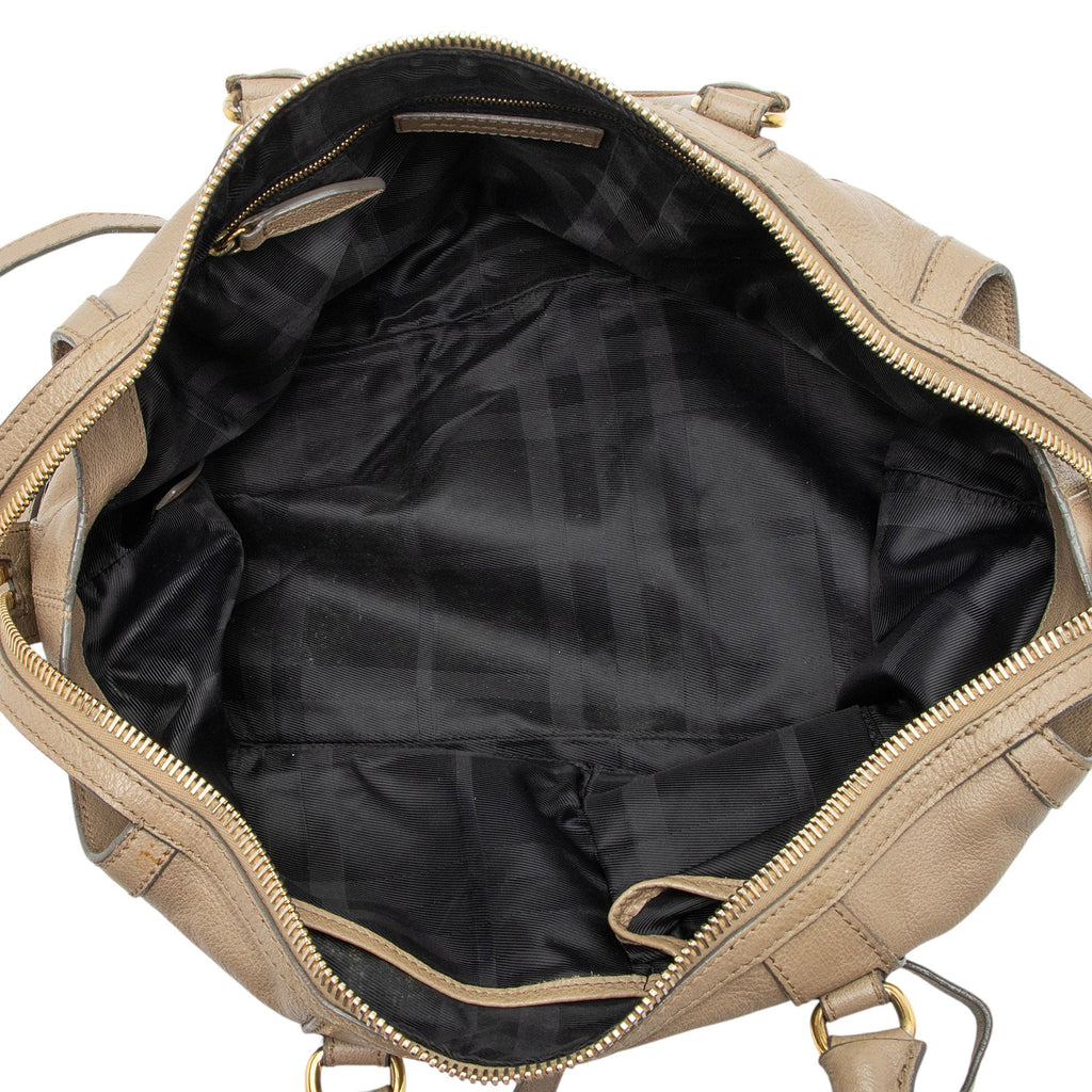 Burberry Leather Kirley Satchel