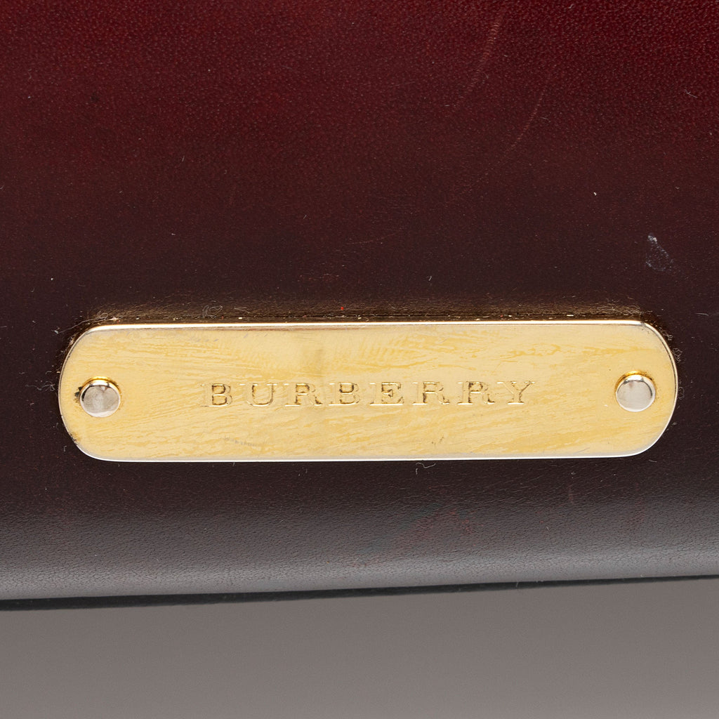Burberry Leather Bridle Alchester Medium Bowling Bag (SHF-6975R8)