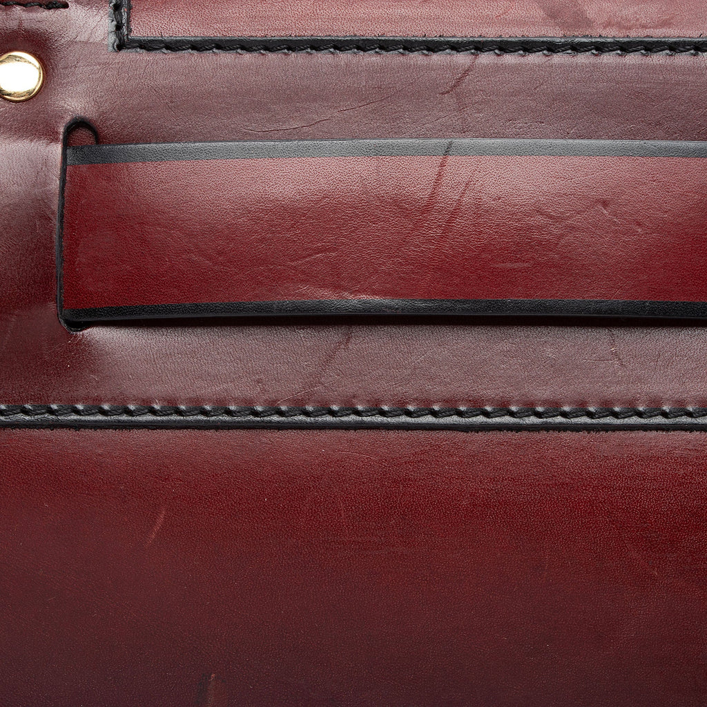 Burberry Leather Bridle Alchester Medium Bowling Bag (SHF-6975R8)