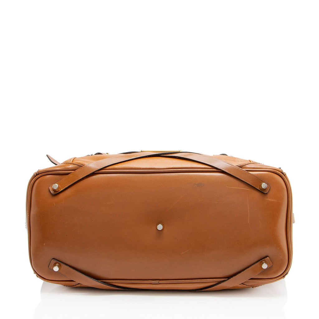 Burberry Leather Bridle Lynher Tote