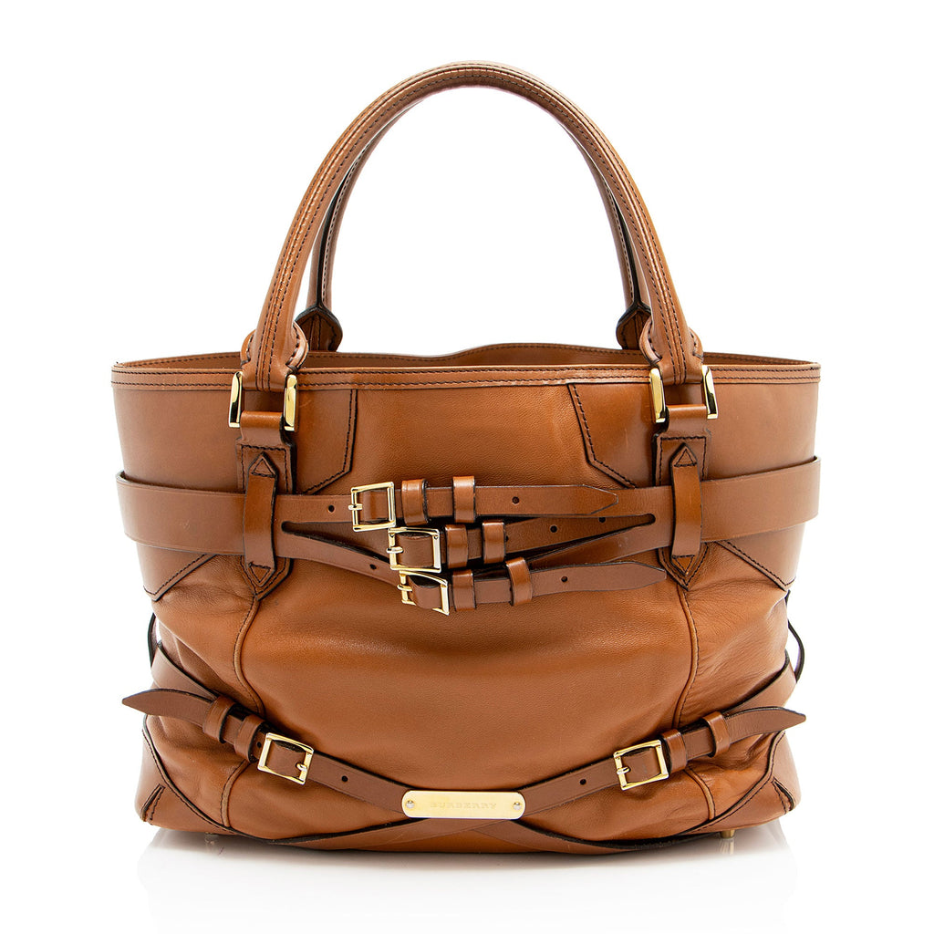Burberry Leather Bridle Lynher Tote