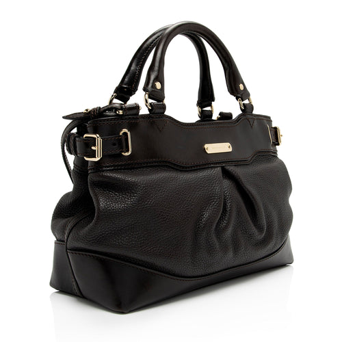 Burberry Leather Buckle Satchel (SHF-OSbihJ)