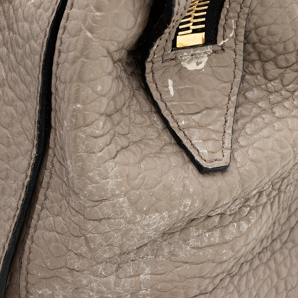 Burberry Leather Gladstone Small Satchel (SHF-19997)