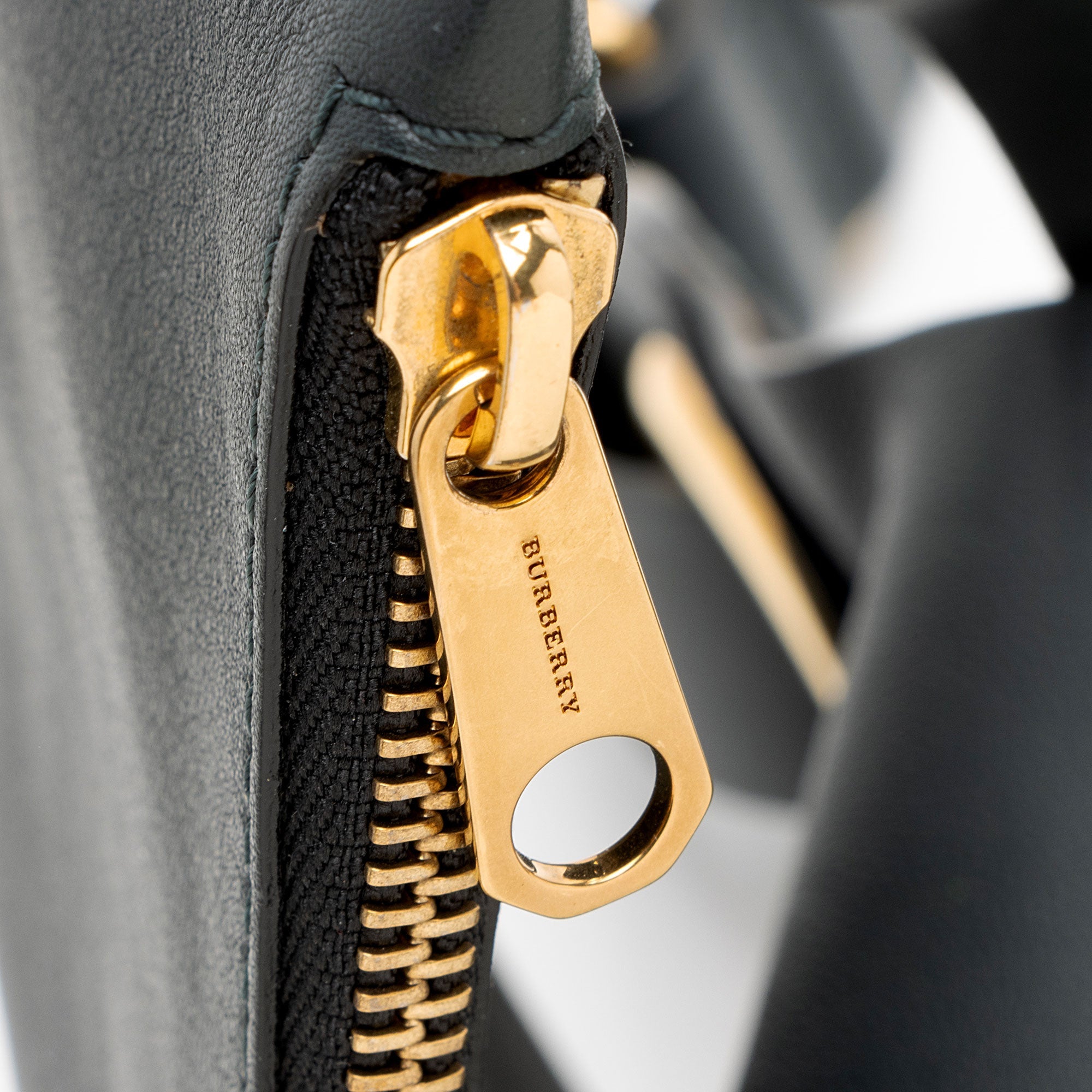 Burberry Leather Grommet Hobo