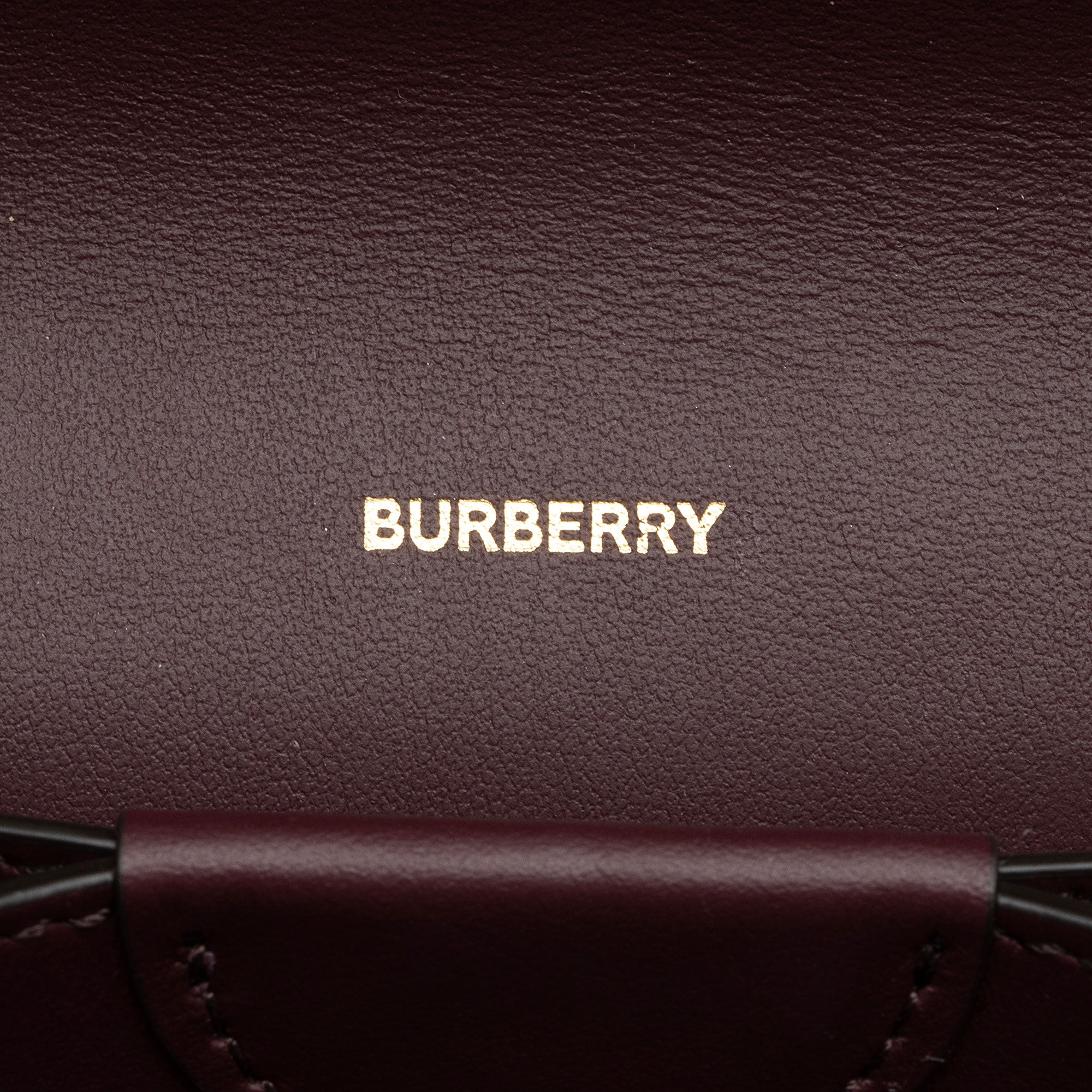 Burberry Leather Hazelmere Wallet on Strap