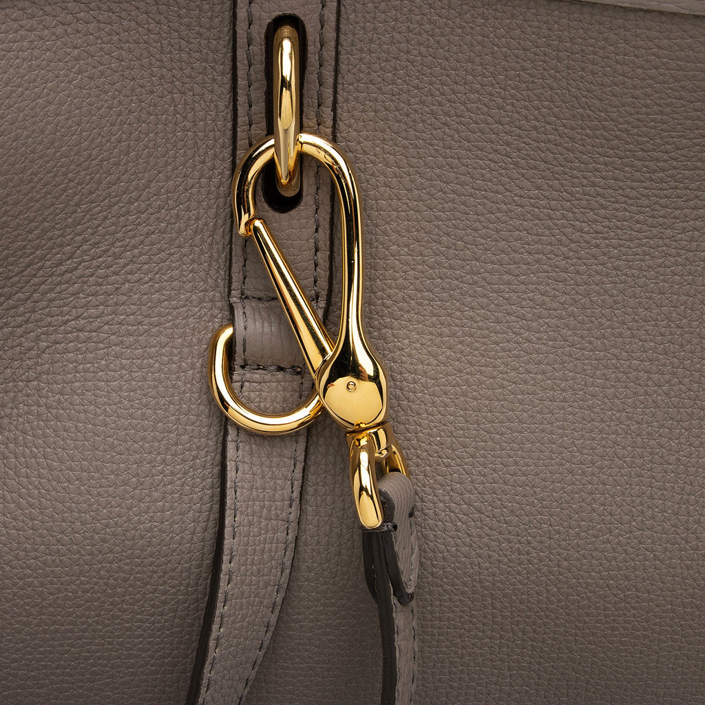 Burberry Leather Honeybrook Derby Medium Tote (SHF-eUcGSe)