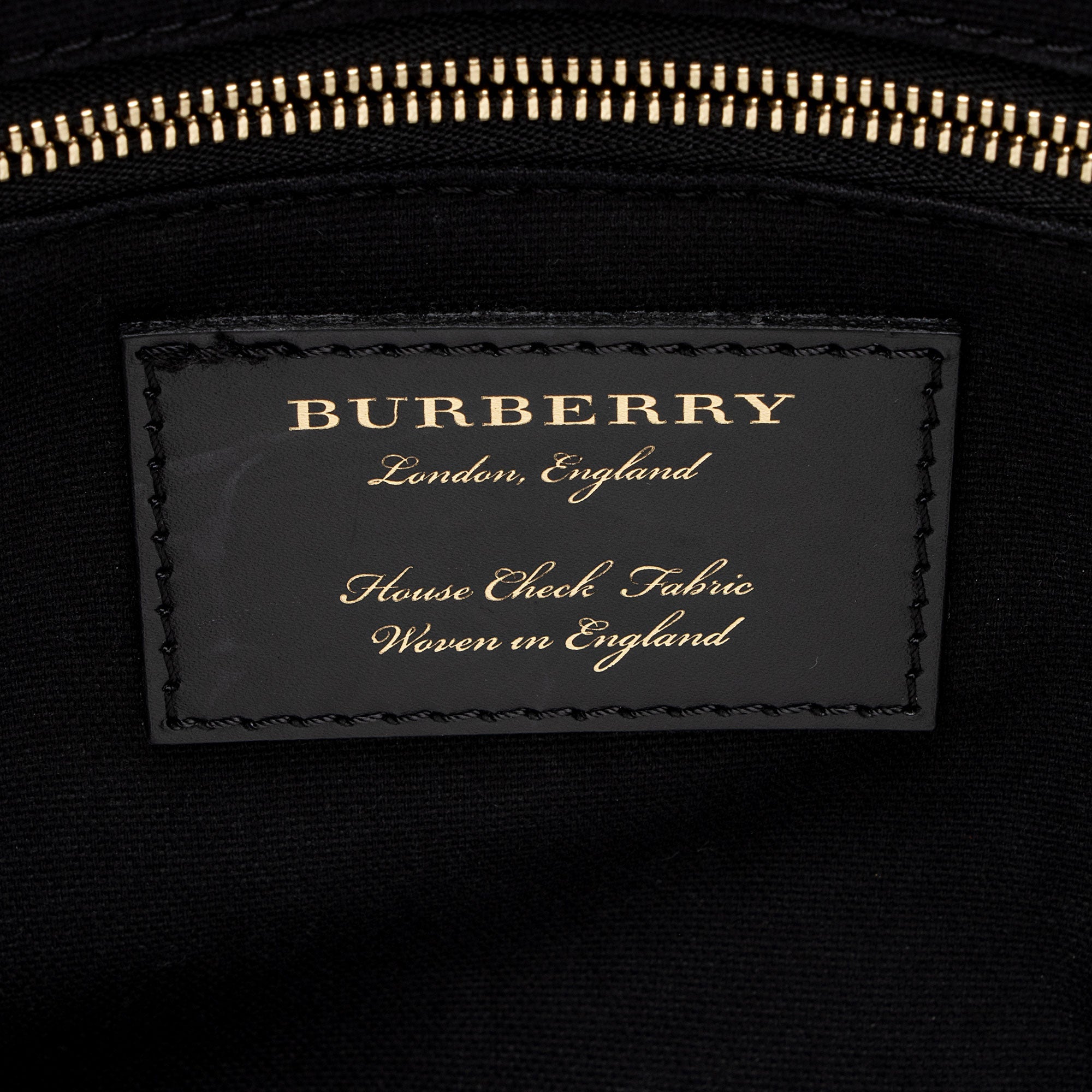 Burberry Leather House Check Canterbury Small Tote