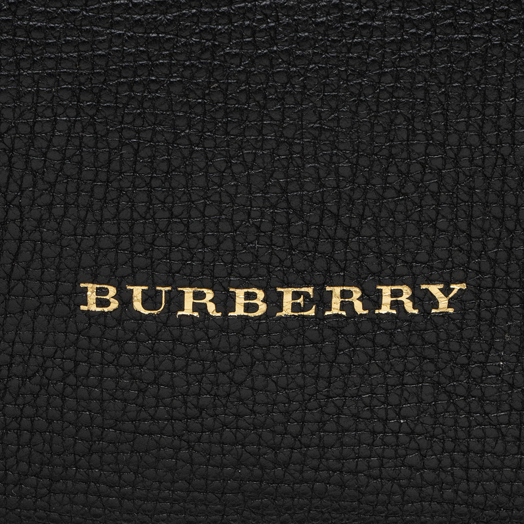 Burberry Leather House Check Canterbury Small Tote