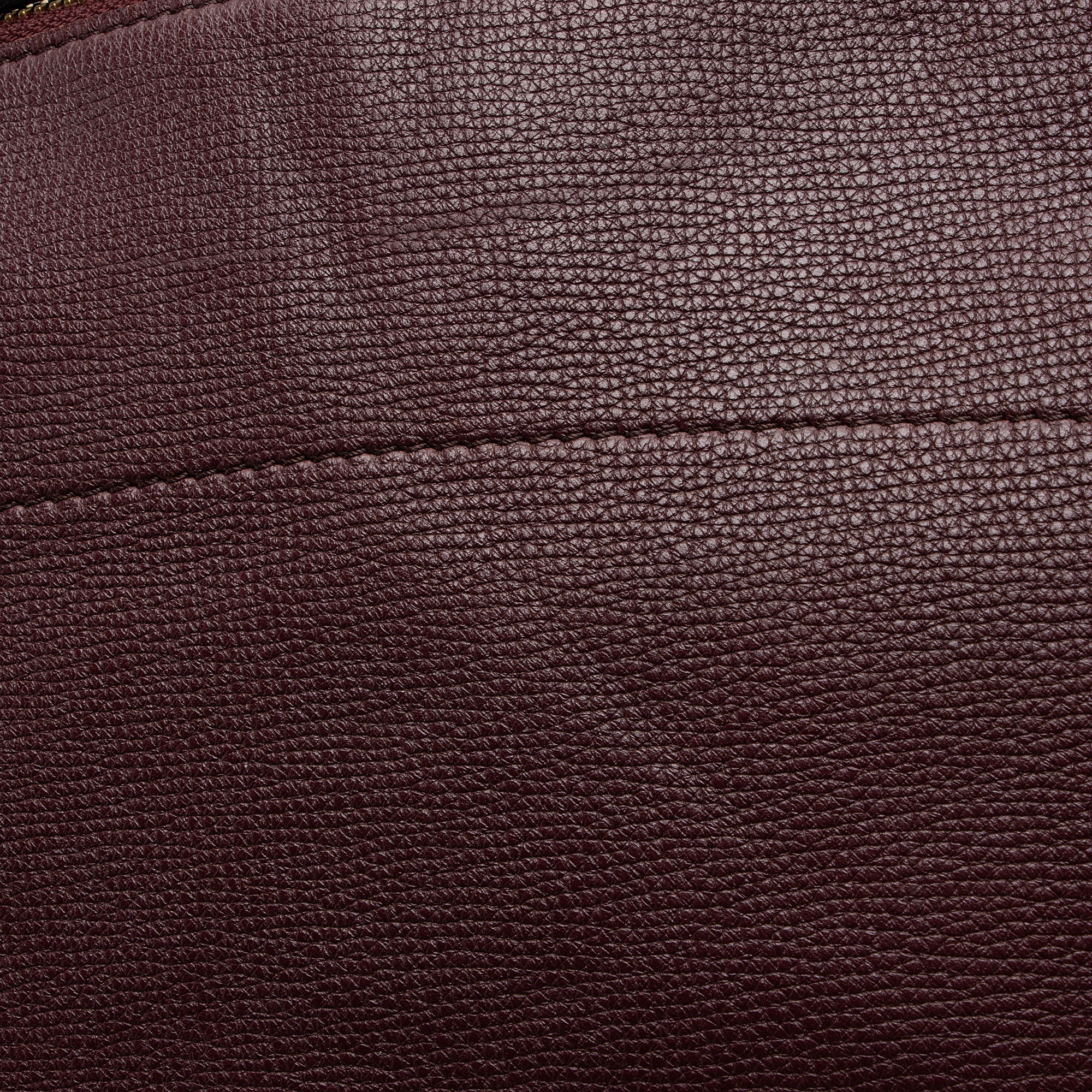 Burberry Leather House Check Derby Welburn Small Tote