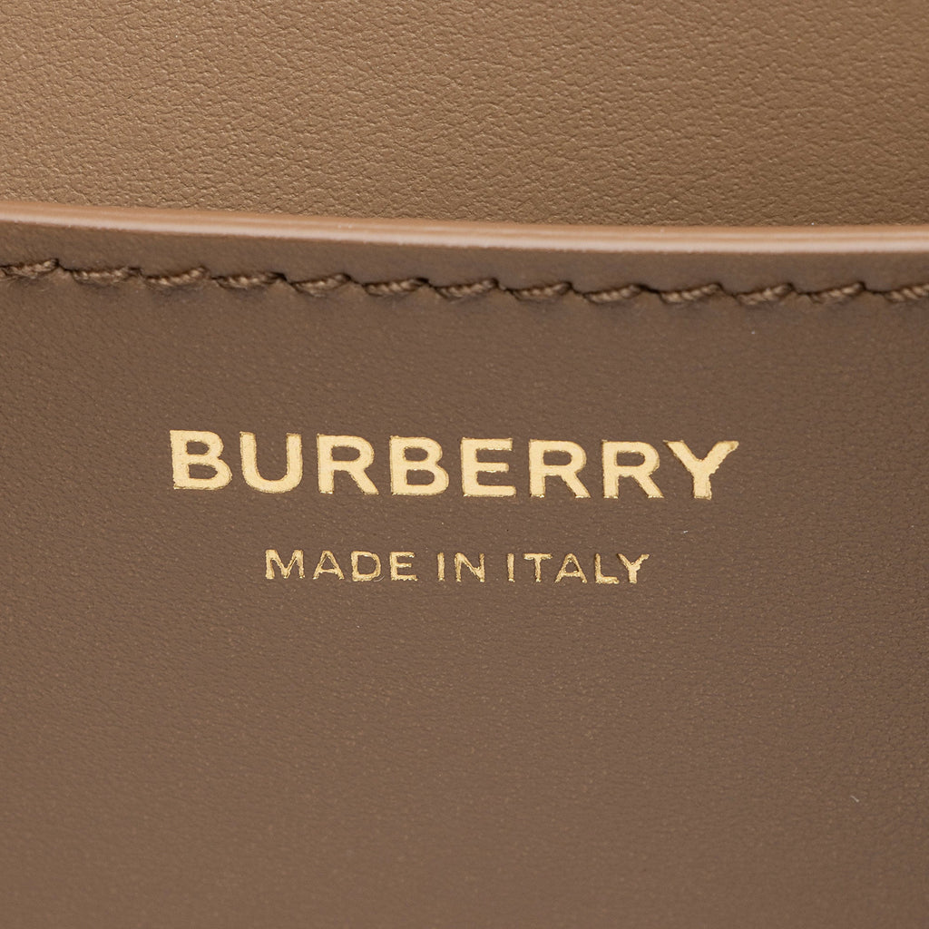 Burberry Leather House Check Mackford Crossbody