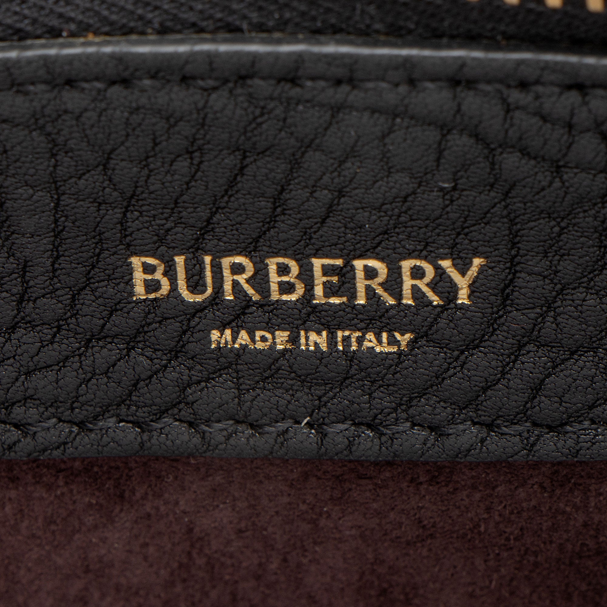 Burberry Leather Knight Small Shoulder Bag