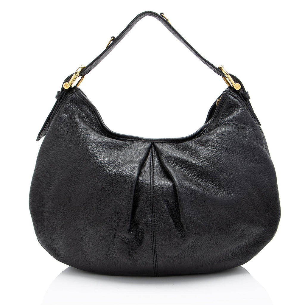 Burberry Leather Malika Large Shoulder Bag (SHF-GSqGvc)