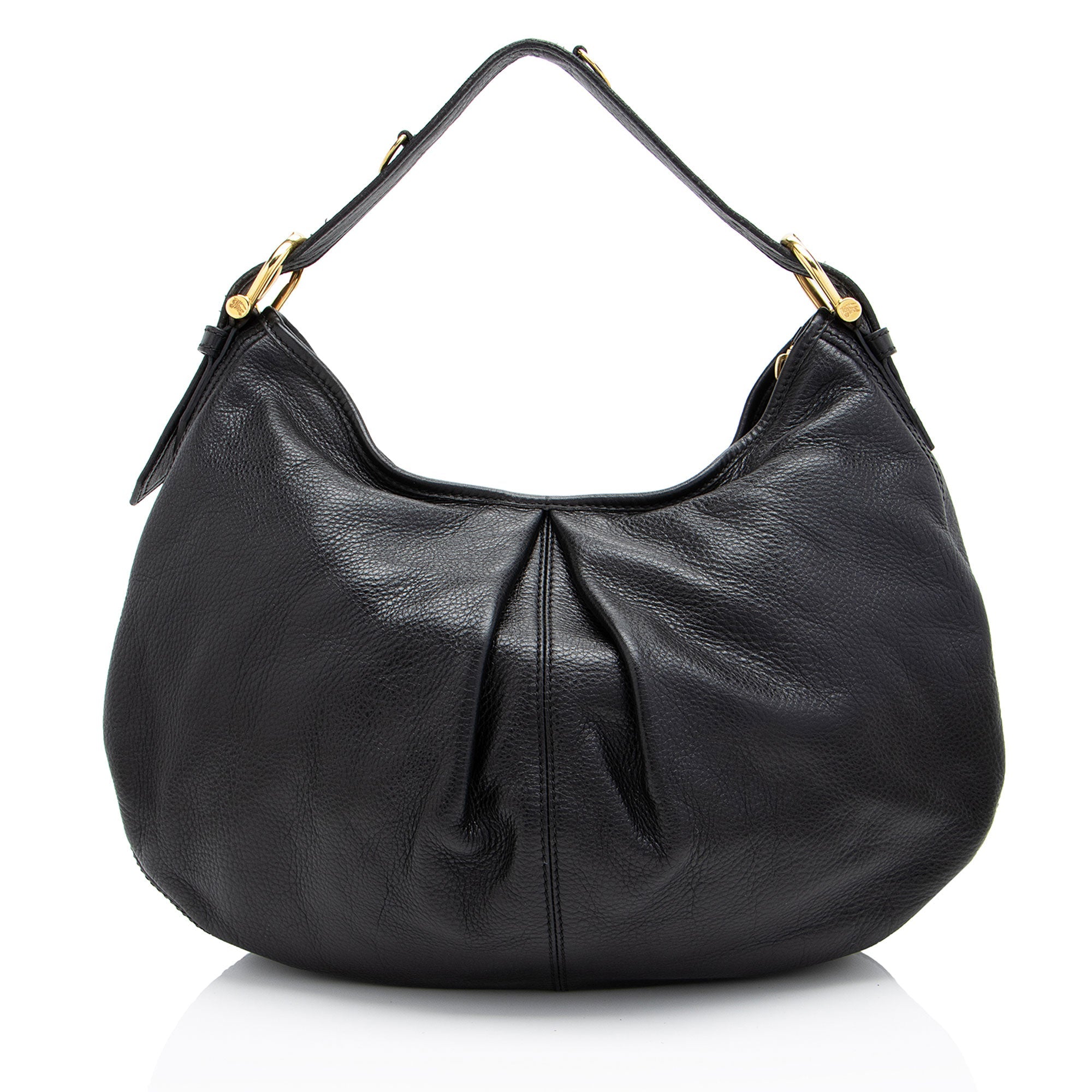 Burberry Leather Malika Large Shoulder Bag (SHF-GSqGvc)
