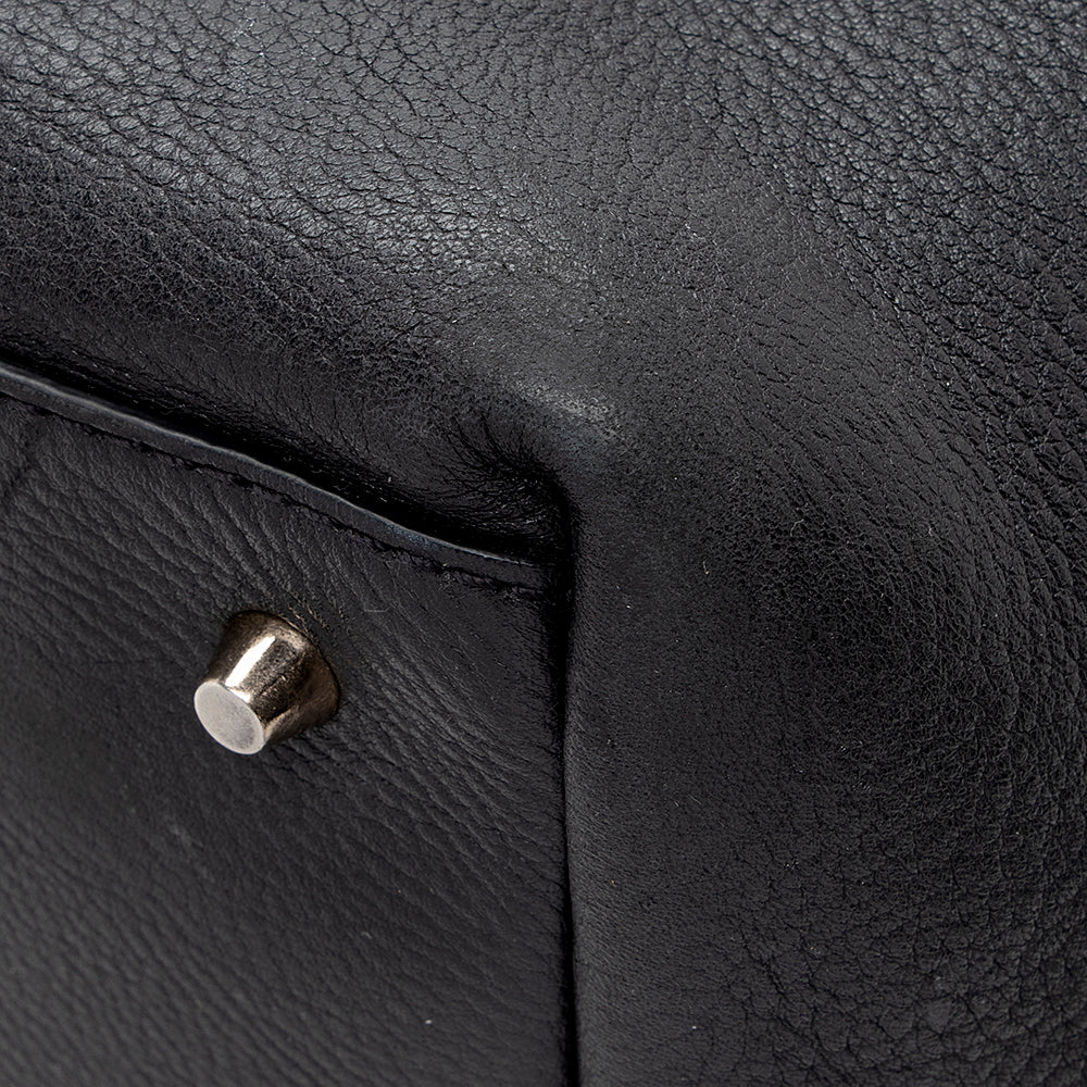 Burberry Leather Medium Maidstone Tote (SHF-18145)