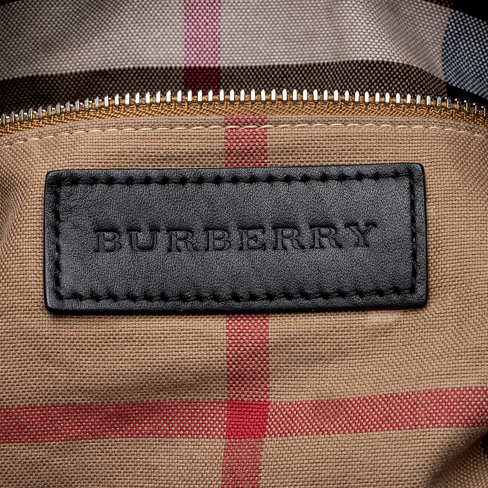 Burberry Leather Medium Maidstone Tote (SHF-18145)