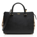 Burberry Leather Nova Check Banwell Tote