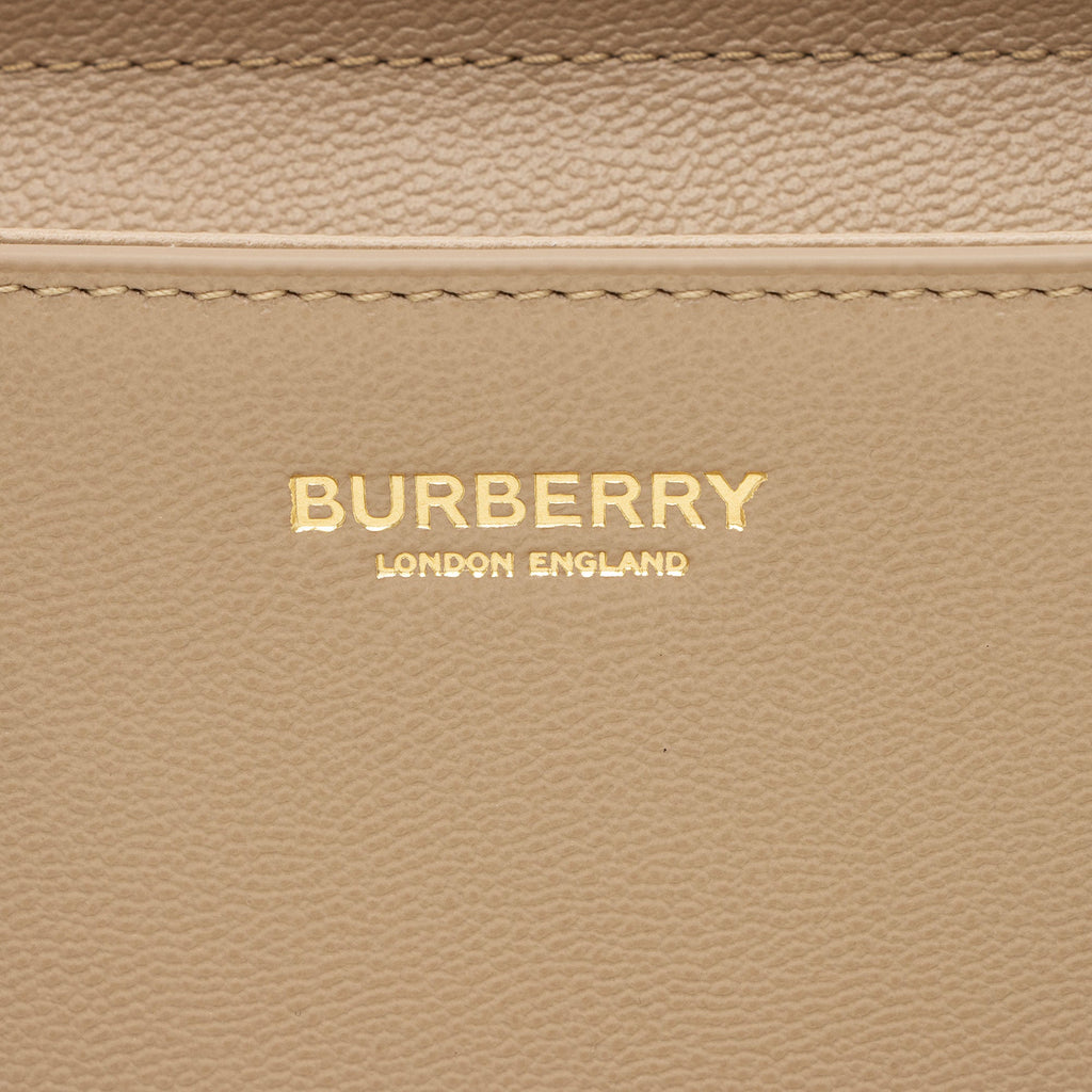 Burberry Leather Nova Check Banwell Tote