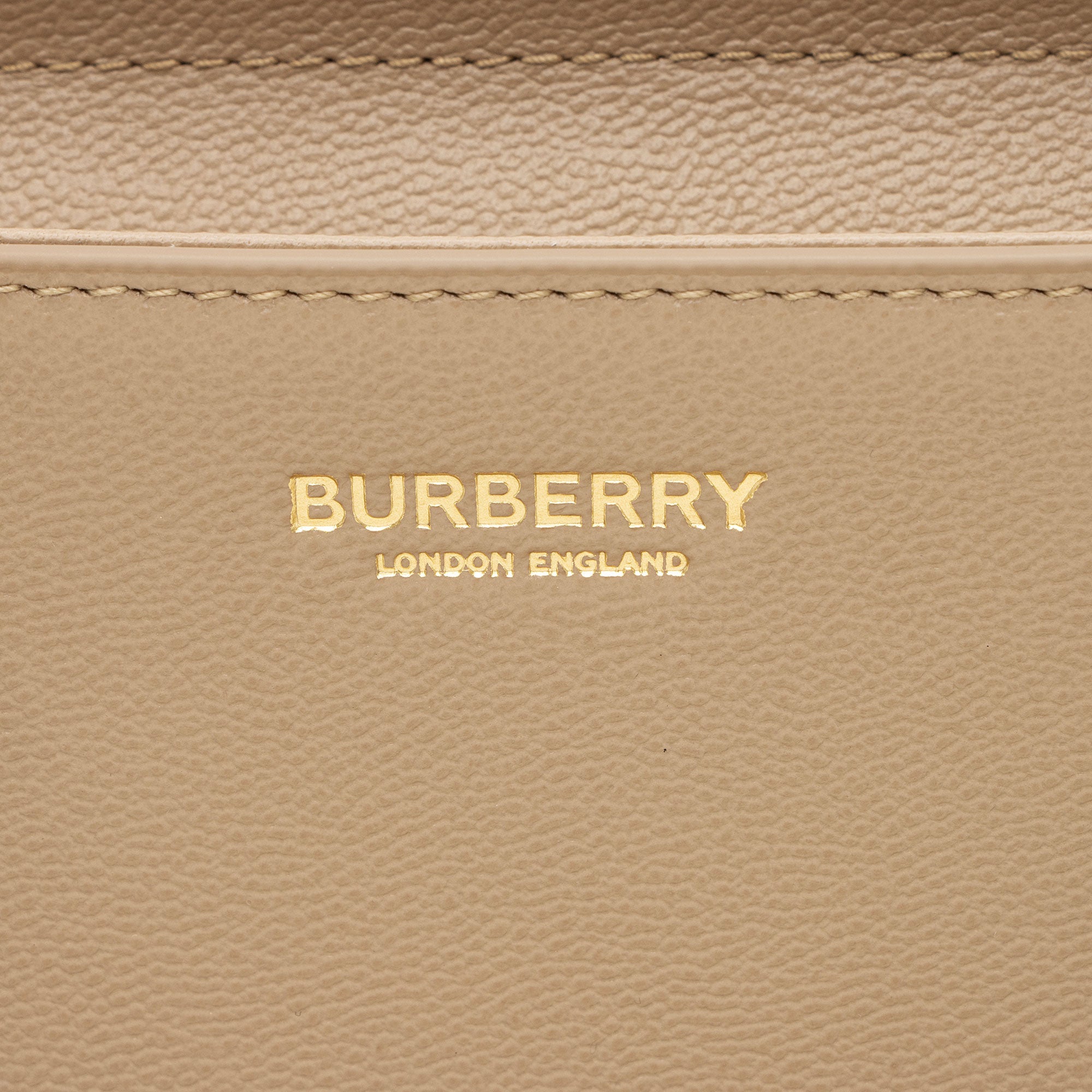 Burberry Leather Nova Check Banwell Tote