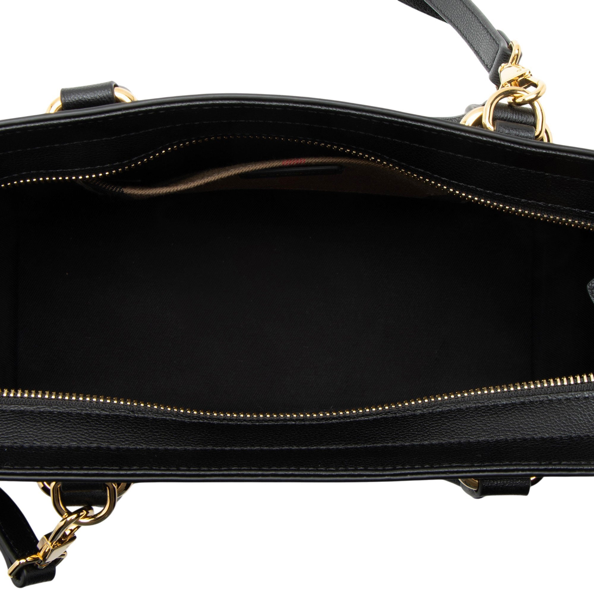 Burberry Leather Nova Check Banwell Tote