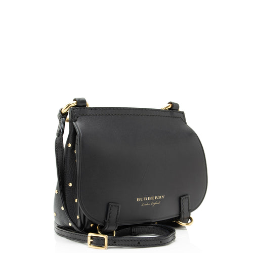 Burberry Leather Riveted Baby Bridle Shoulder Bag