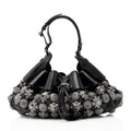 Burberry Leather Studded Mason Warrior Hobo