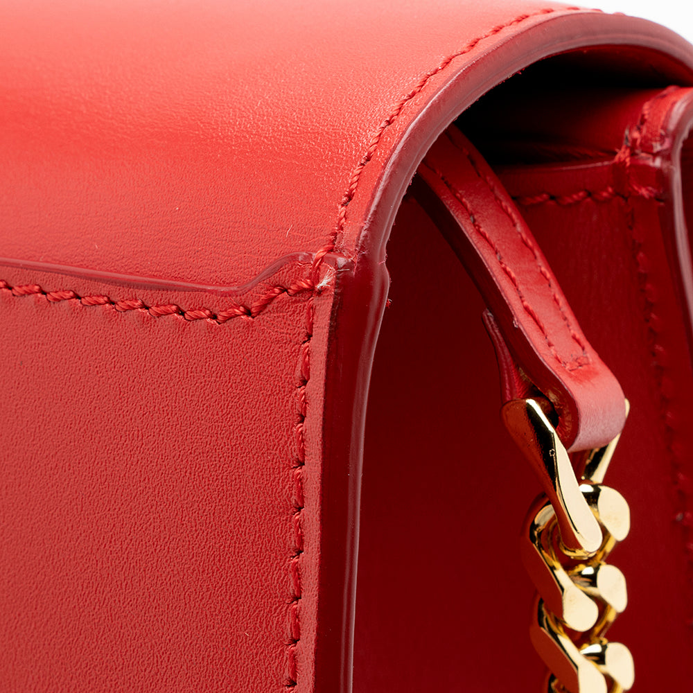 Burberry Leather TB Envelope Chain Shoulder Bag