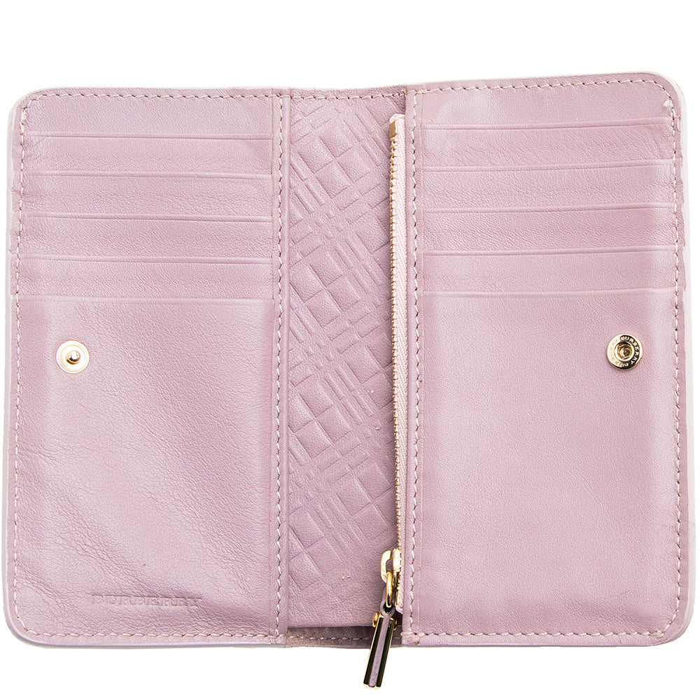 Burberry London Patent Cowley Wallet (SHF-19480)