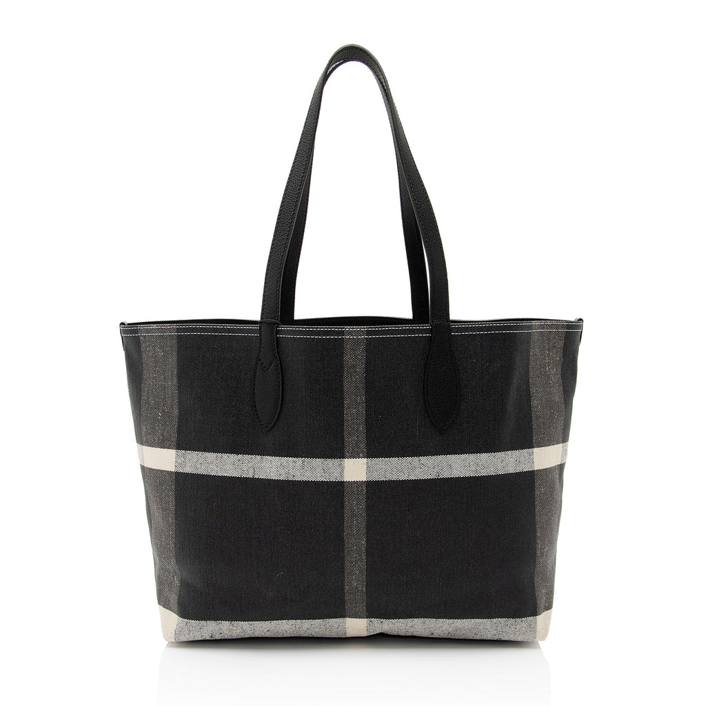 Burberry Mega Check Doodle Medium Tote