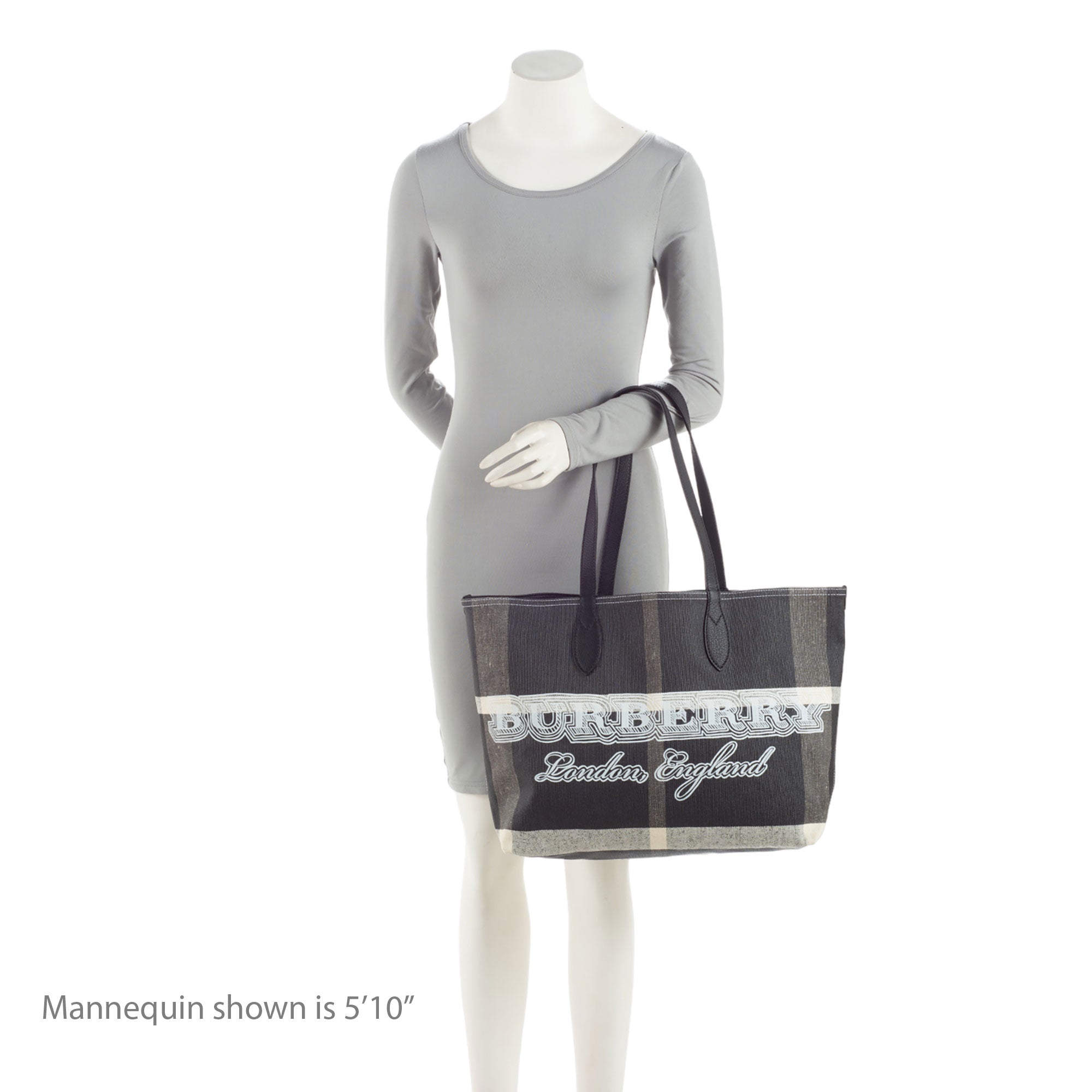 Burberry Mega Check Doodle Medium Tote