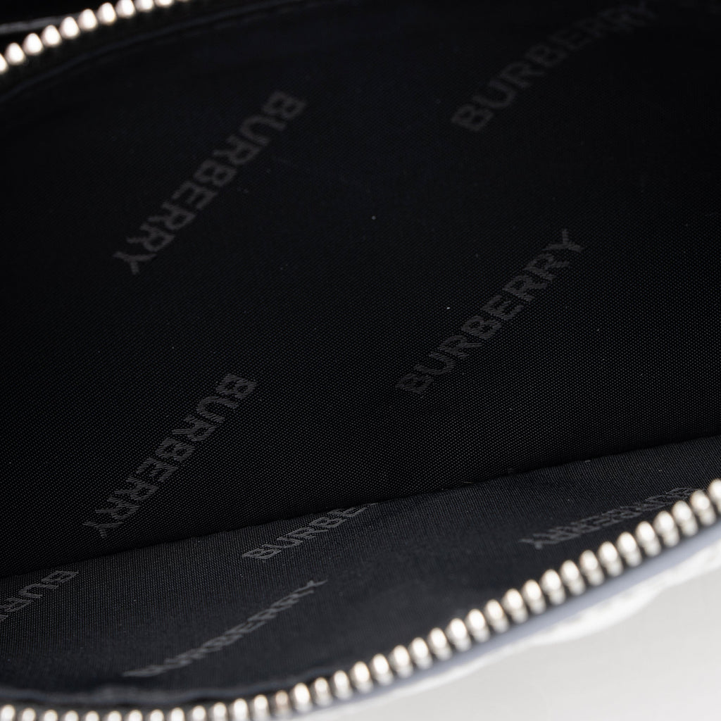 Burberry Metallic Quilted Lambskin TB Lola Wallet on Chain (SHF-22393)