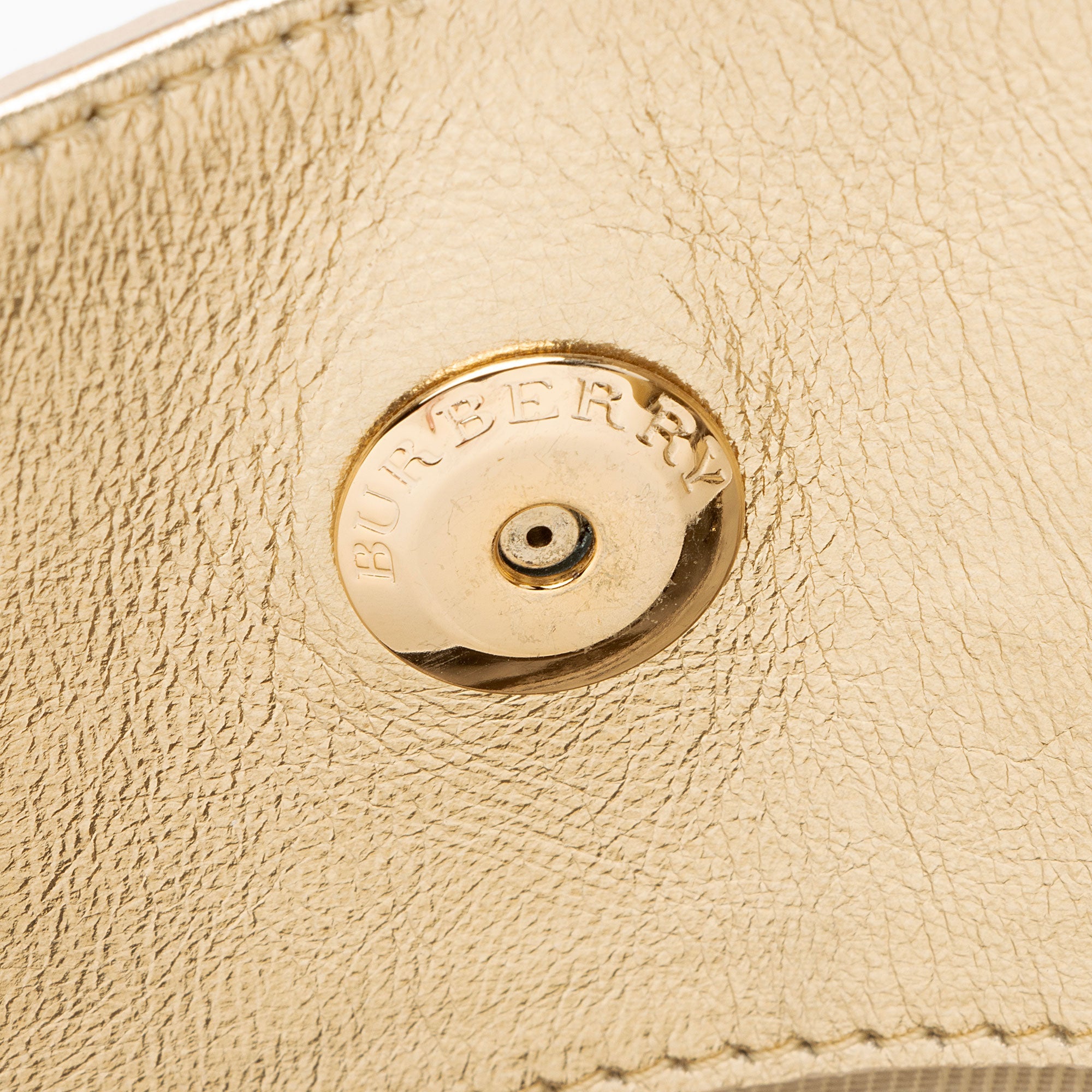Burberry Metallic Quilted Leather Hillgate Tote